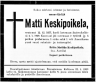 Img: Keskipoikela Pulli, Matti Susannanpoika